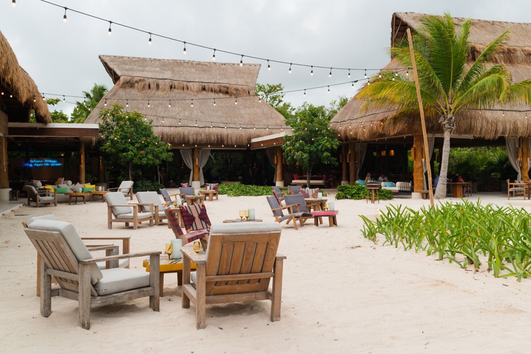 Aqui me quedo set up for Beach Food Fest culinary experience